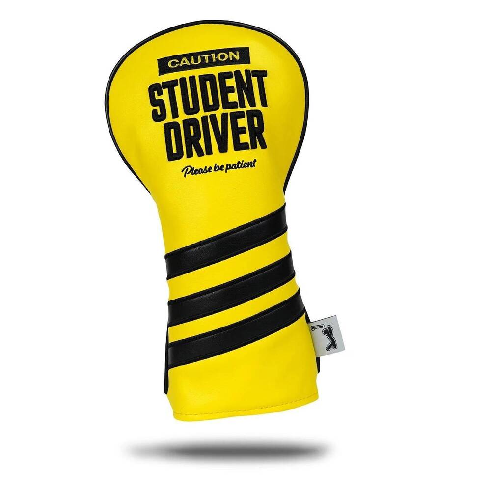 NEW BOGEY BROS men's student driver golf headcover in yellow